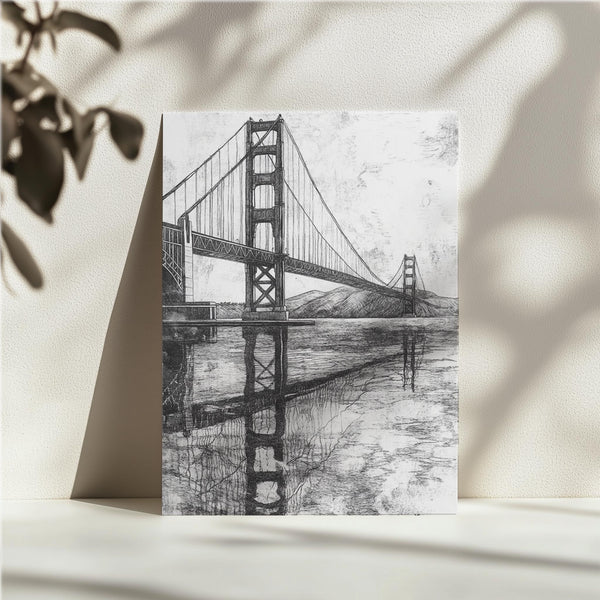 Golden Gate Etched Style