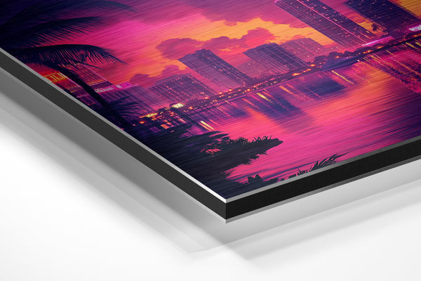 Miami Cityscape Sunset