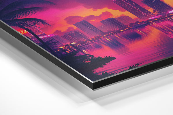 Miami Cityscape Sunset