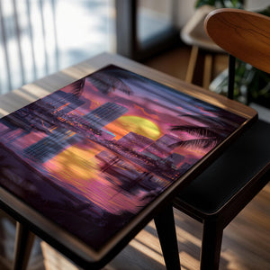 Miami Bay Evening Glow