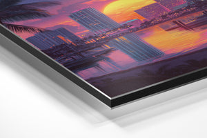 Miami Bay Evening Glow