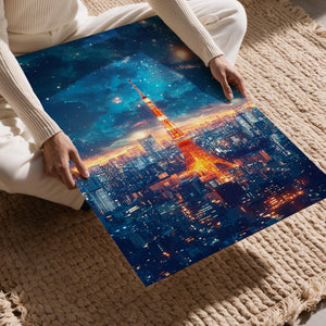 Tokyo Tower Galaxy Sky