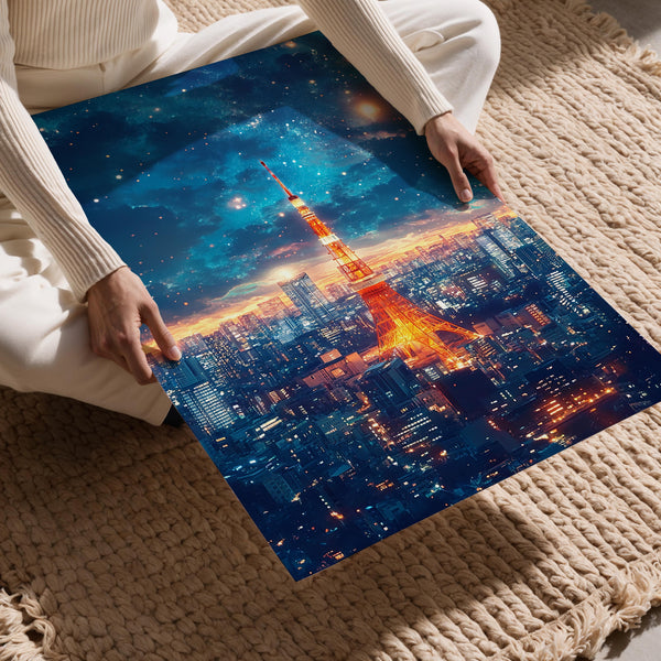 Tokyo Tower Galaxy Sky