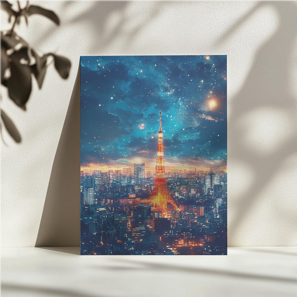 Tokyo Tower Galaxy Sky