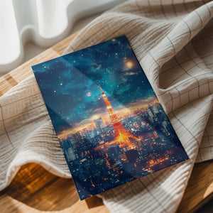 Tokyo Tower Galaxy Sky
