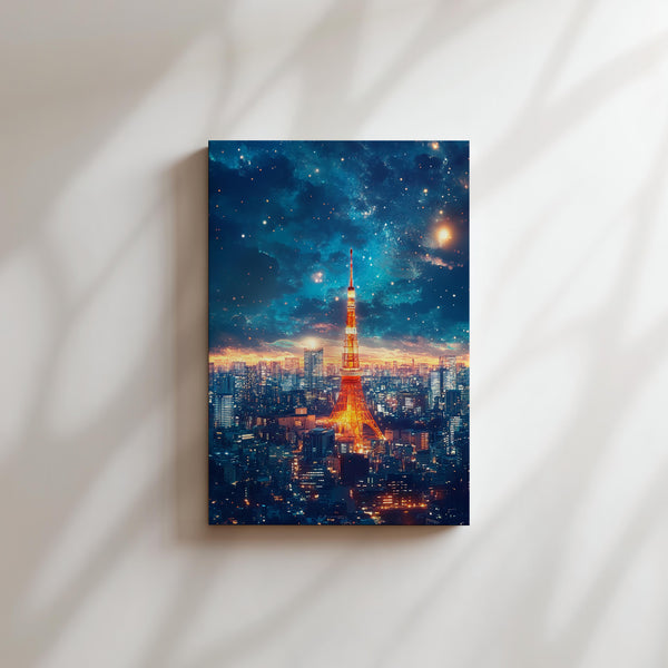 Tokyo Tower Galaxy Sky