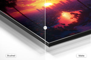 Los Angeles Sunset Palm View