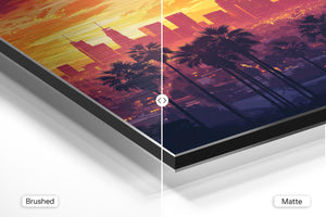 Los Angeles Dusk Palm Panorama