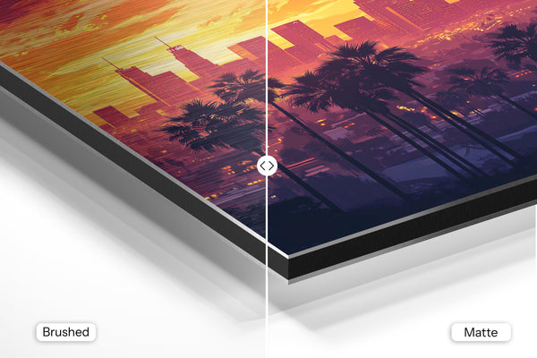 Los Angeles Dusk Palm Panorama