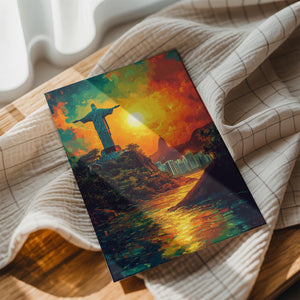 Christ Redeemer Sunset Glow