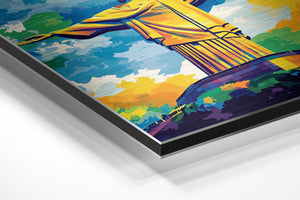 Vibrant Christ Redeemer Art