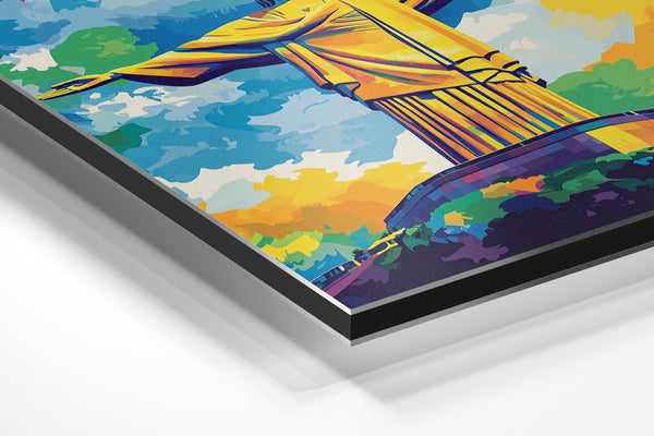 Vibrant Christ Redeemer Art