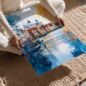 Venetian Canal Paint Style