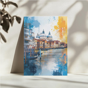 Venetian Canal Paint Style