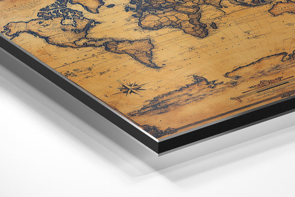 Vintage World Map Full