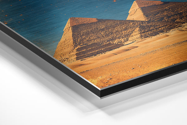 Pyramids Under Starry Sky