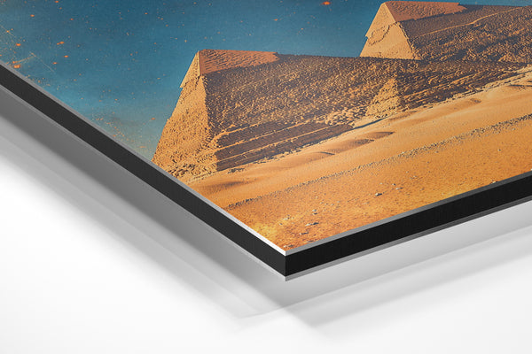 Pyramids Under Starry Sky