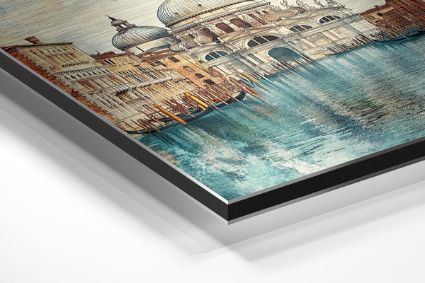 Venice Basilica Canal View