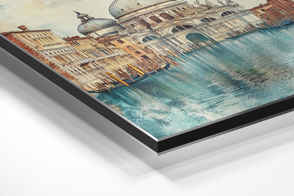 Venice Basilica Canal View