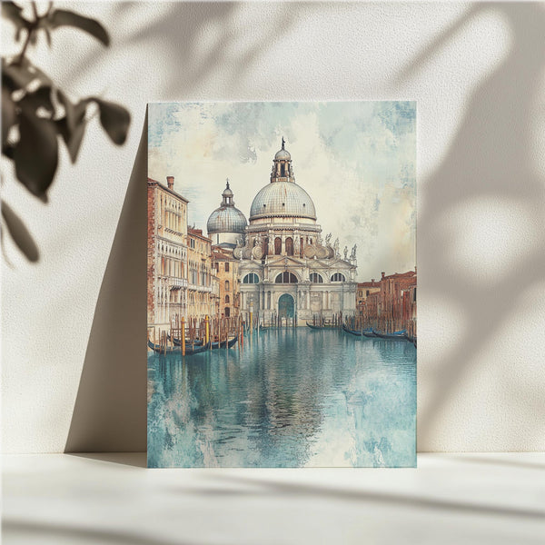 Venice Basilica Canal View