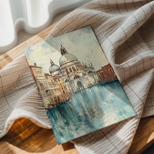 Venice Basilica Canal View