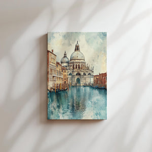 Venice Basilica Canal View
