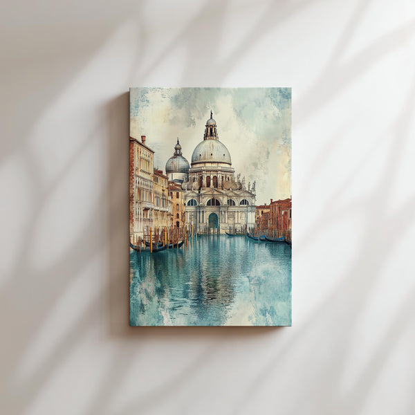 Venice Basilica Canal View