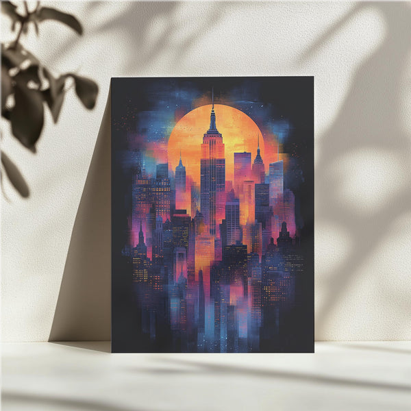 New York Sunset Cityscape