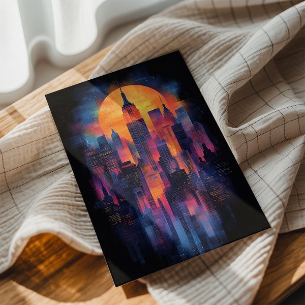 New York Sunset Cityscape