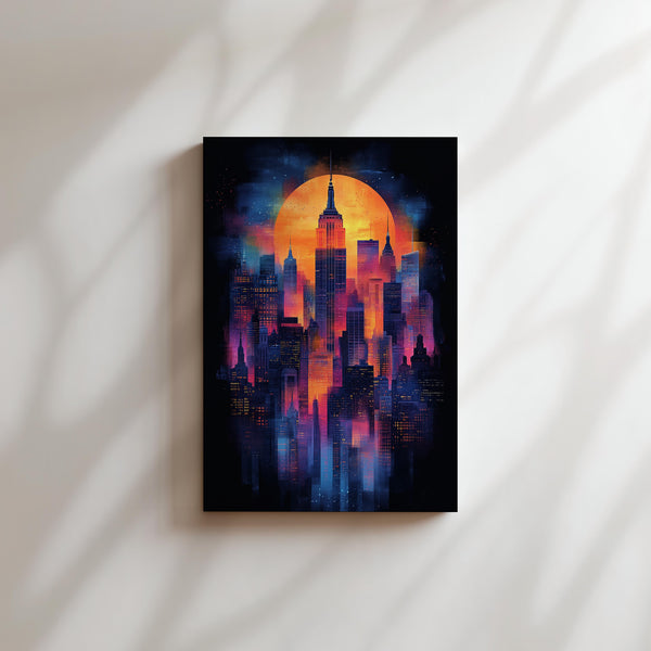 New York Sunset Cityscape