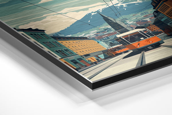 Alpine Tramline Panorama