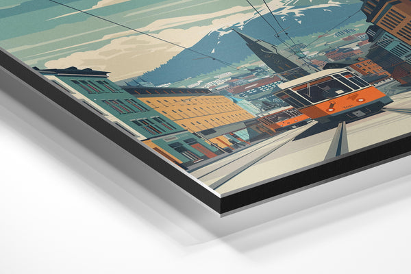 Alpine Tramline Panorama