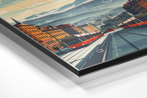 Sunset Rails and Ridges