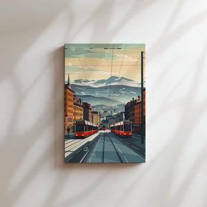 Sunset Rails and Ridges