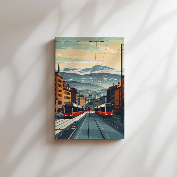 Sunset Rails and Ridges