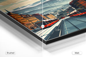 Sunset Rails and Ridges