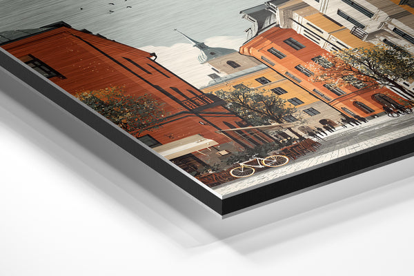 Golden Courtyard Serenity