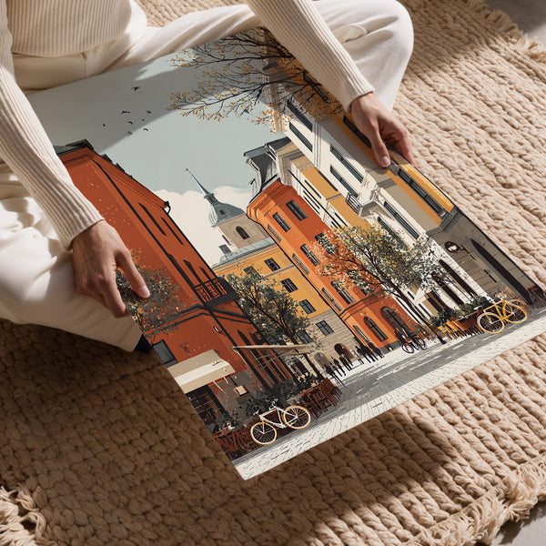 Golden Courtyard Serenity