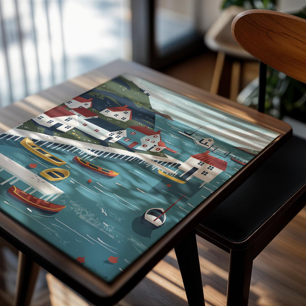 Nordic Harbor Illustration