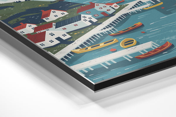 Nordic Harbor Illustration