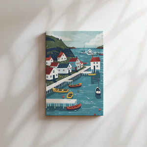 Nordic Harbor Illustration