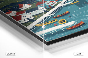 Nordic Harbor Illustration