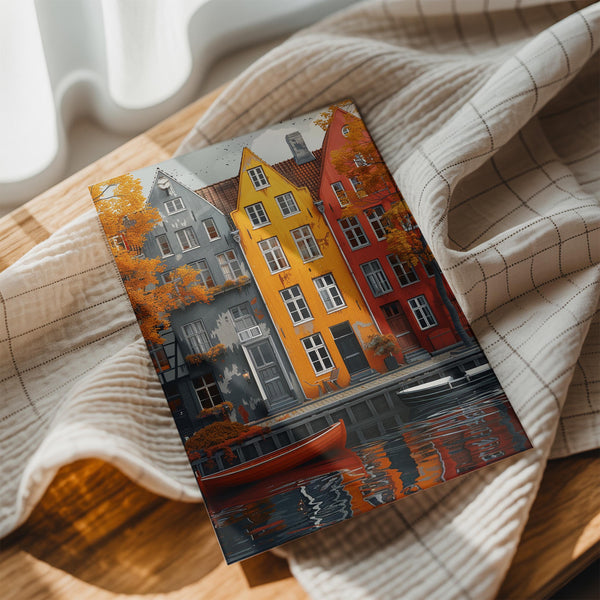 Weathered Rowhouses Autumn