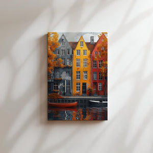 Weathered Rowhouses Autumn