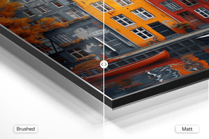 Weathered Rowhouses Autumn