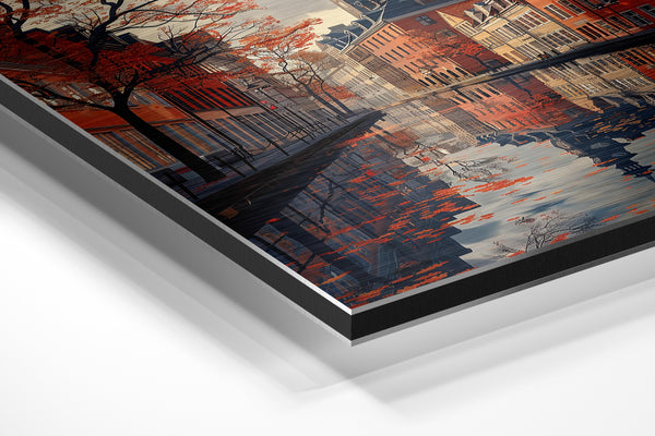 Canal Autumn European City