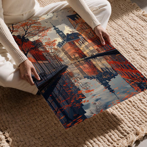 Canal Autumn European City