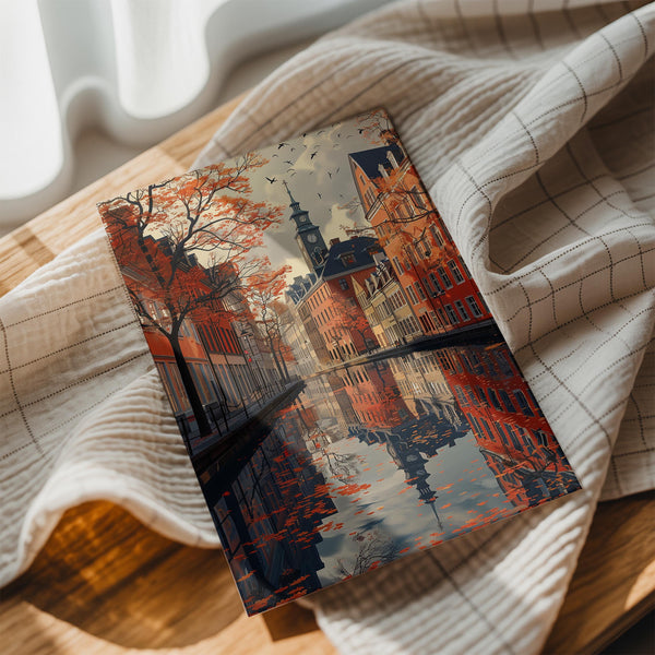 Canal Autumn European City