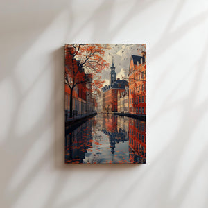 Canal Autumn European City