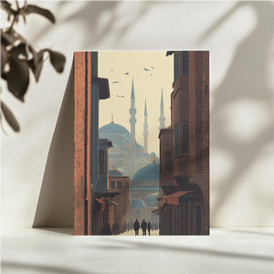 Minarets Sunset Cityscape